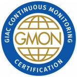 Badge des Zertifikates GMON von GIAC